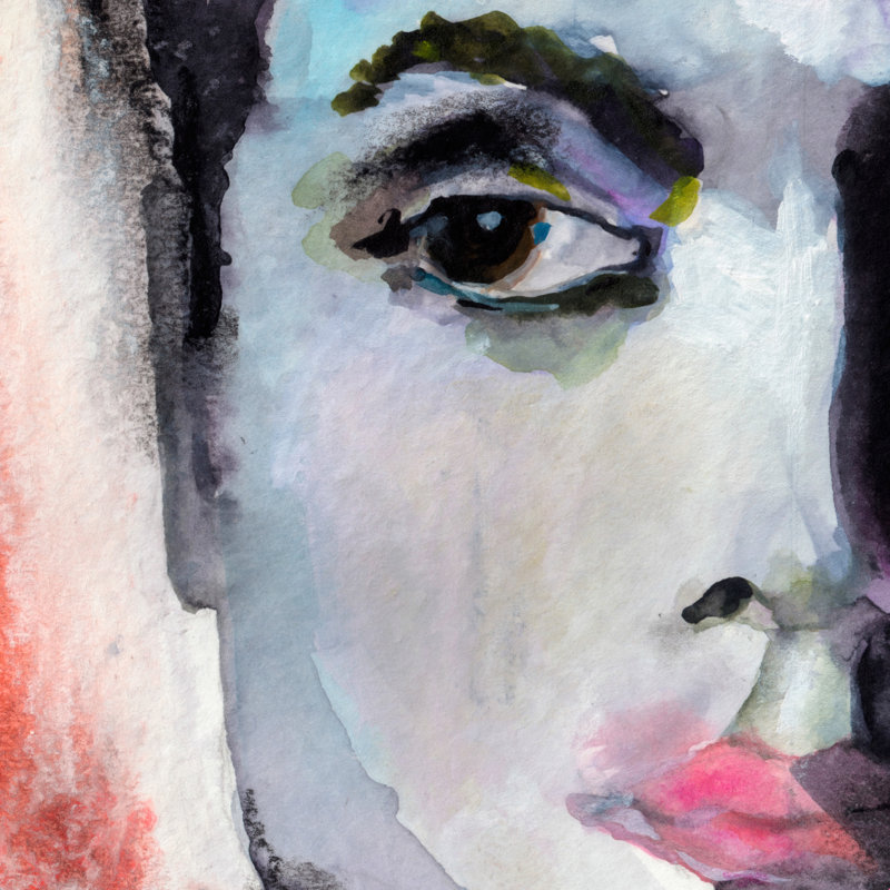 Paralimni Ginette Fine Art Charles Boyer The Way I See him 2 par Ginette Callaway - reproduction d'art, H 20 po x l 20 po