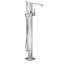 90 Degree Single Handle Floor Mounted Tub with Handshower-1713019860