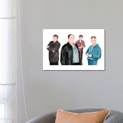 The Sopranos by AJ Filopoulos  Print