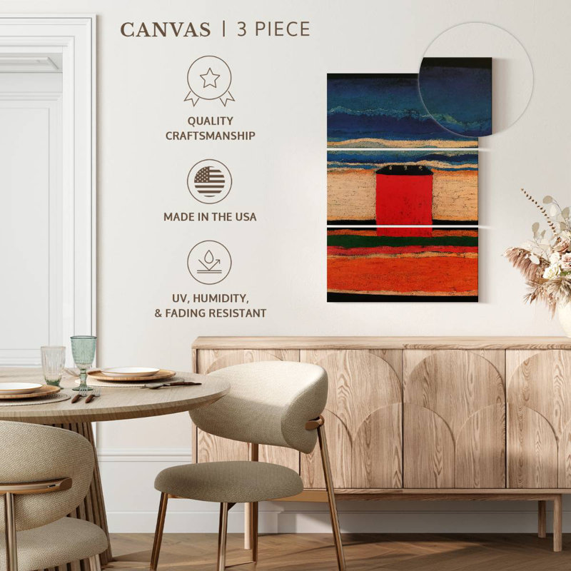 Avery Red House, 38" H x 24" W