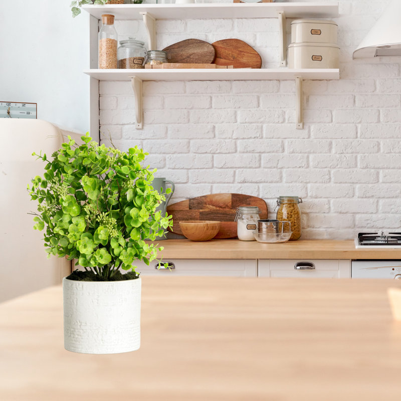 17'' Artificial Eucalyptus Plant In Pot