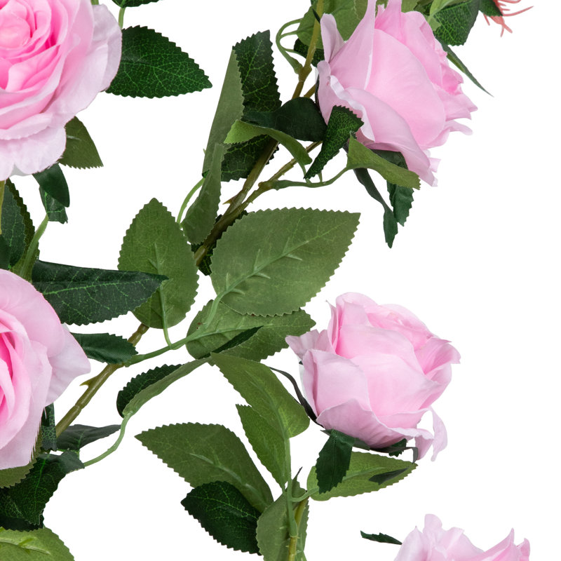 Arbre de jardin artificiel rose et vert 47 po