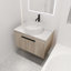 Ensemble de meuble-lavabo flottant 30 po avec lavabo 30 po Modern Design Float