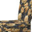 Chaise d'appoint éclectique bohème et éclectique jaune