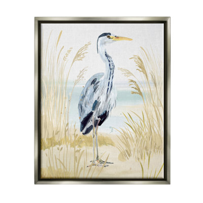 " Modern Heron On Beach "