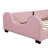 Twin Size Upholstered Platform Bed With Guardrail-1198580626