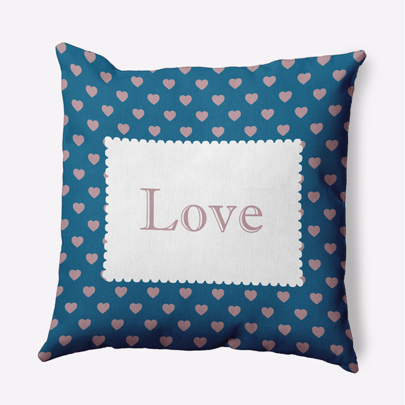 Reversible Throw Pillow, 20" H x 20" W, Square