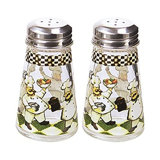 Grant Howard Hand Painted Chefs Salt And Pepper Shaker Set