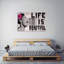 « Life Is Beautiful » par Banksy, impression sur toile tendue-24059345