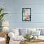 Cadre flottant moderne Peach Surf patiné, design par LSR Design Studio-536286702-536286703
