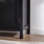 Armoire d'appoint noire avec portes