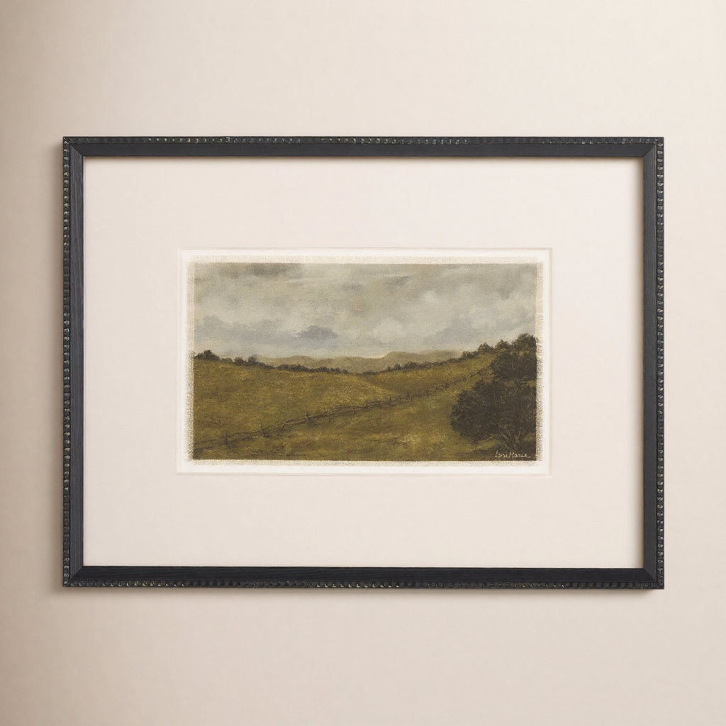 "The Fenceline" by Lori Marie, 30" H x 40" W