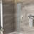 10 Inch Wall Mounted Square Shower In Brushed Nickel - Waterfall Tub Spout, 3 Function, Rainfall Shower, Handheld Implement System With Spout Nickel, Rain Handheld, Facility Kit-120951924