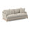 Porter Boucle and Velvet Sofa