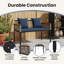 Poly Rattan Outdoor Bench-1324912485-1324912487