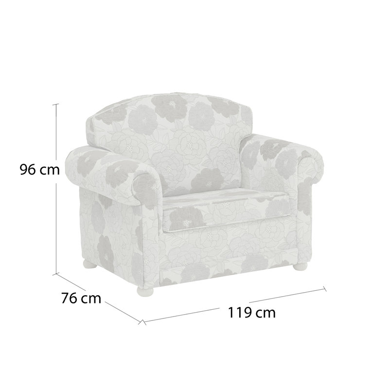 Dewsbury Faux Leather Accent Chair, Aubergine Fabric