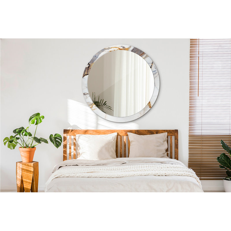 Huldar Glass Flat Wall Mirror