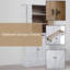 Armoire en bois manufacturé Zaelie