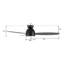 Ventilateur de plafond Smart DC avec lumière DEL, télécommande, encastré-70836687-93934862