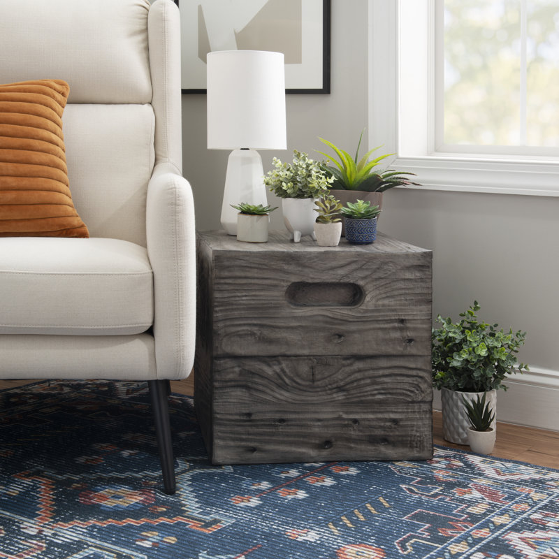 Table de bout Woodsburgh, Gris