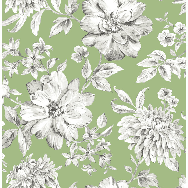 Rouleau de papier peint lisse Alsacia, Vert