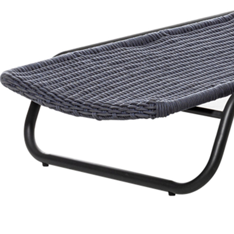 Chaise longue d'extérieur en tissu Nickiyah