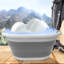 Panier pliable - Panier à main escamotable polyvalent peu encombrant pour le camping, les produits de nettoyage et le portage par Home Collection-347254722