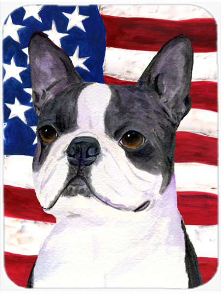 Planche à découper en verre de Boston Terrier aux États-Unis avec planche à découper trinx