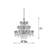 38 - Light Steel Chandelier