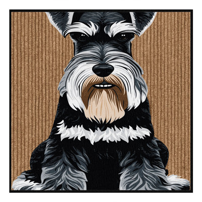 Washable Giant Schnauzer Dogs Area Rug