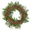 Faux Plant in Rattan Freestanding  Planter-347245124-347245126