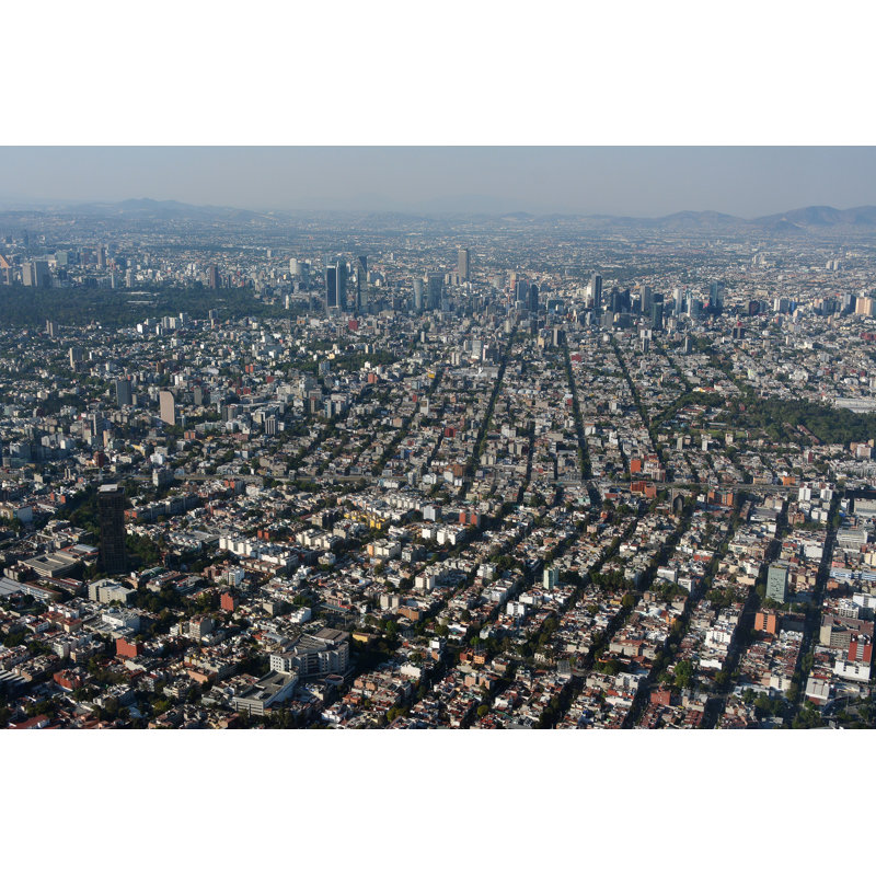 View of Mexico City 1 Piece Wrapped Canvas Wall Art, 30cm H x 46cm W