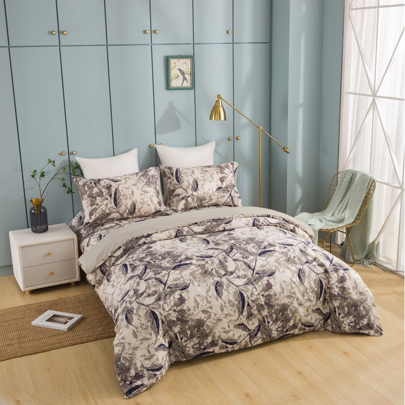 Ensemble de housse de couette , Housse pour couette simple et 1 taie d'oreiller