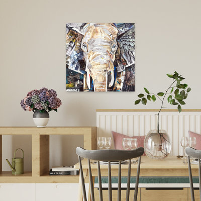 Art éléphant contemporain