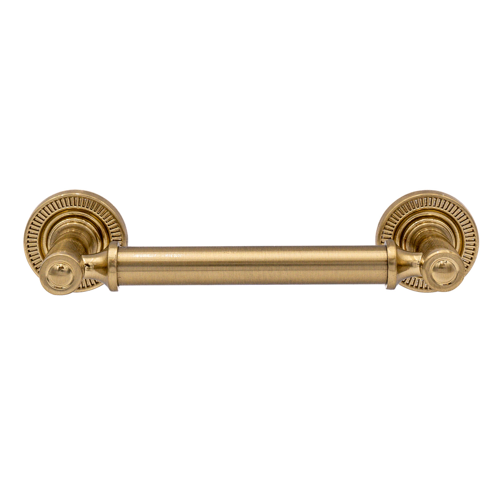 Minted Bar Pull, Satin Brass, 3 3/4"
