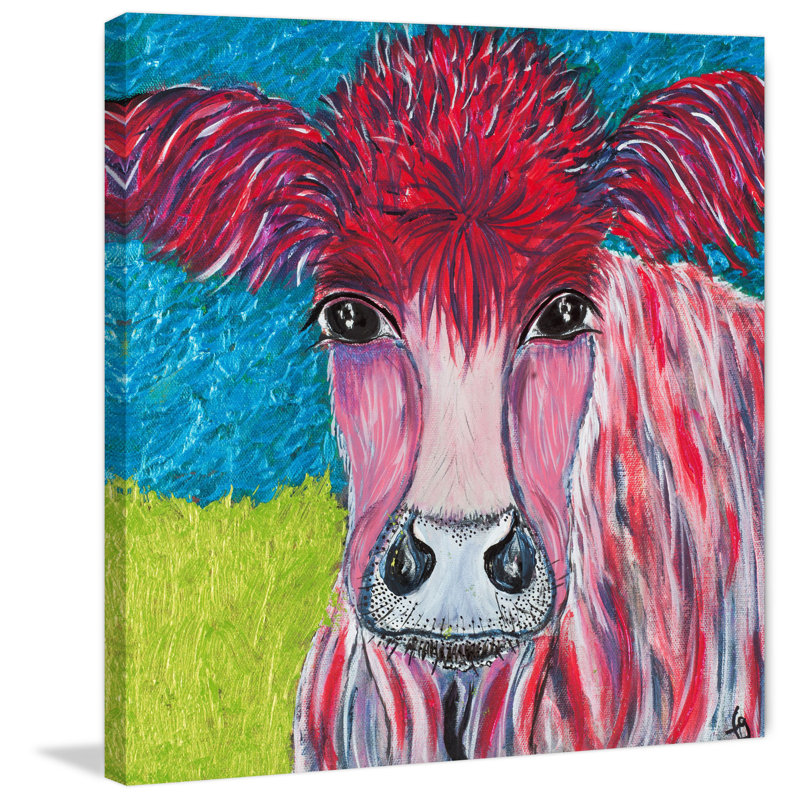 France Gilbert - Wrapped Canvas Painting, 61cm H x 61cm W