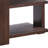 Walnut Sofa Table With 2-Shelf