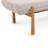 Julianna Cream Textured Fabric Bench-1893246533