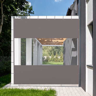 Domi Louvered Polyethylene Plastic Side Wall