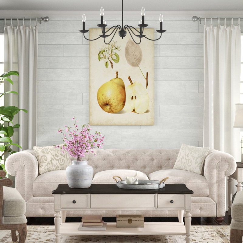 Harvest Pears II by Heinrich Pfeiffer - Wrapped Canvas Painting Print, 122cm H x 81cm W, Black Floater Framed