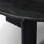 Table basse Rumer en bois noir avec marbre noir