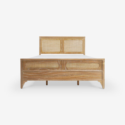 Lurian -  Queen Rattan Bed