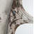 Devorah Metal Window Pane Inspired White Wall Mirror with Arched Top