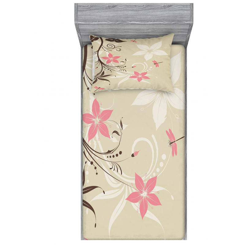 Microfiber Sheet Set, Twin XL Sheet Set with Fitted Sheet