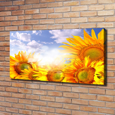Sunflowers - Wrapped Canvas Print