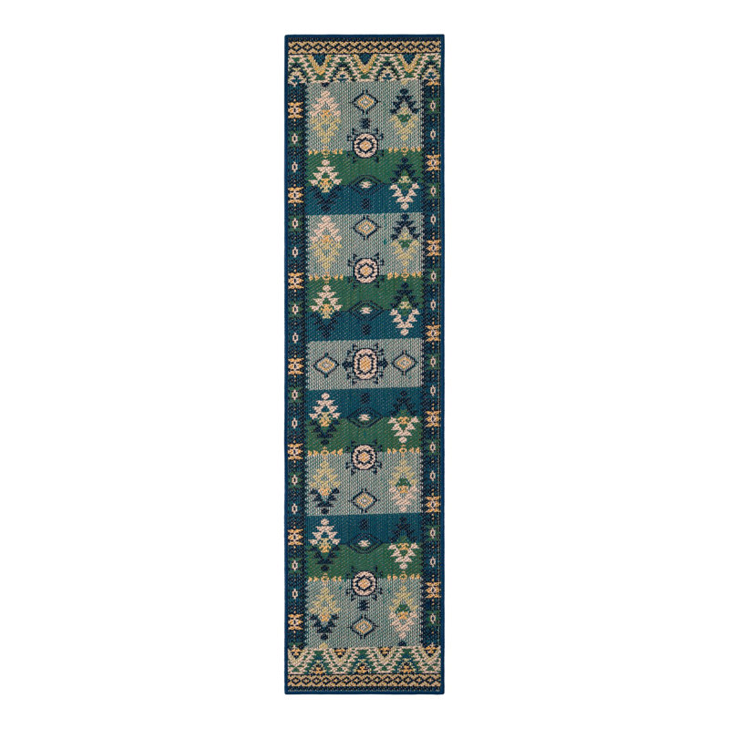 Ciudad Marlenia Indoor/Outdoor Area Rug, Tapis de couloir 2 pi x 8 pi