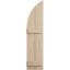 Timberthane à deux planches jointes avec niches en bois-64352705