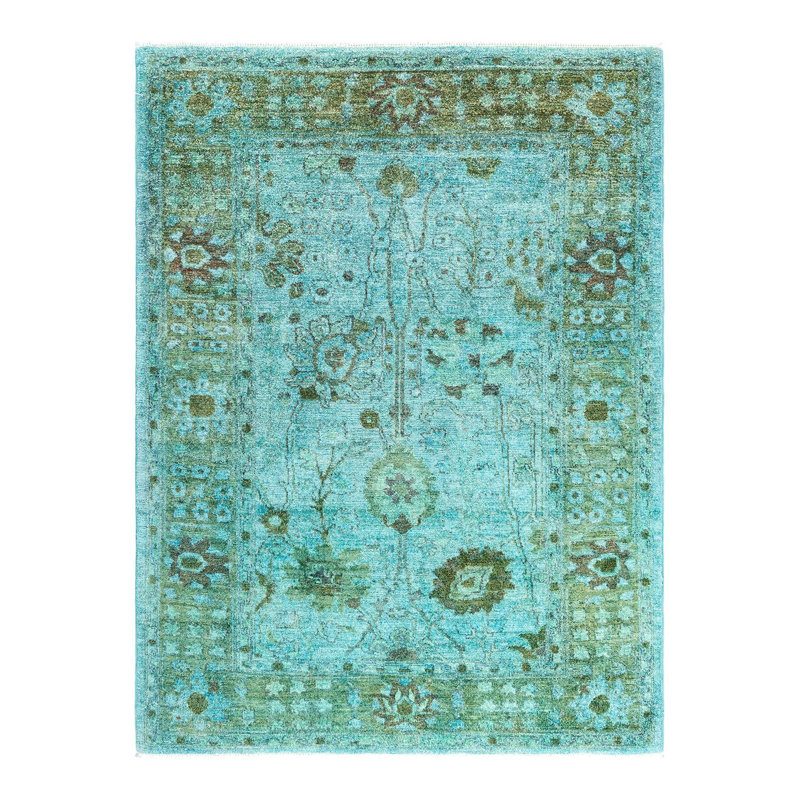Overyed One-of-a-Kind Rectangle 4'9" X 6'3" Hand Knotted Area Rug