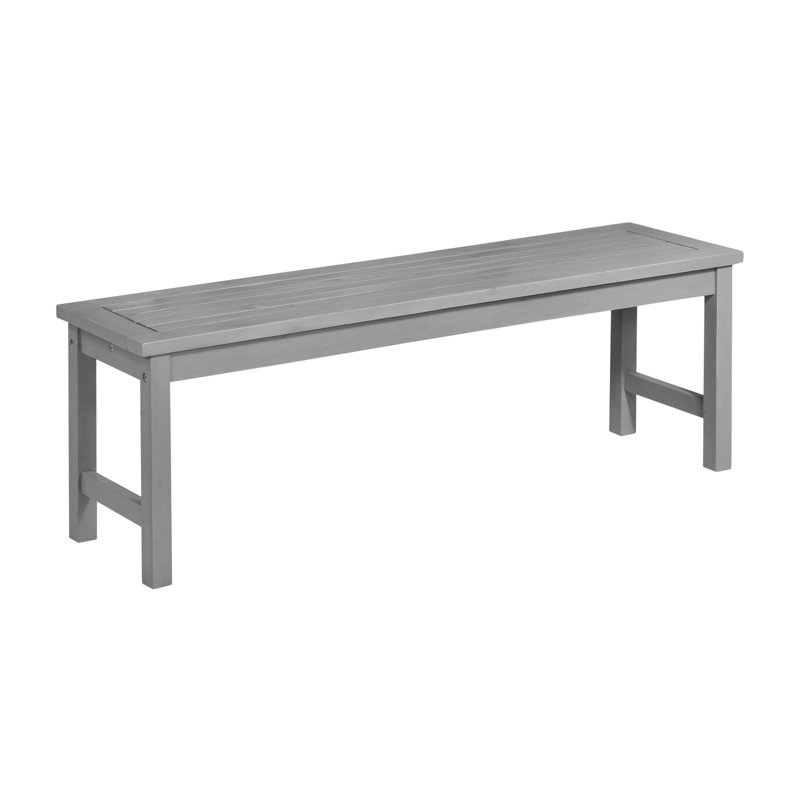 Tournesol Outdoor Acacia Wood Picnic Bench, Gray Wash