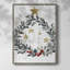 «Christmas Holiday Art», impression encadrée - Bois massif XMA171707-1323540136